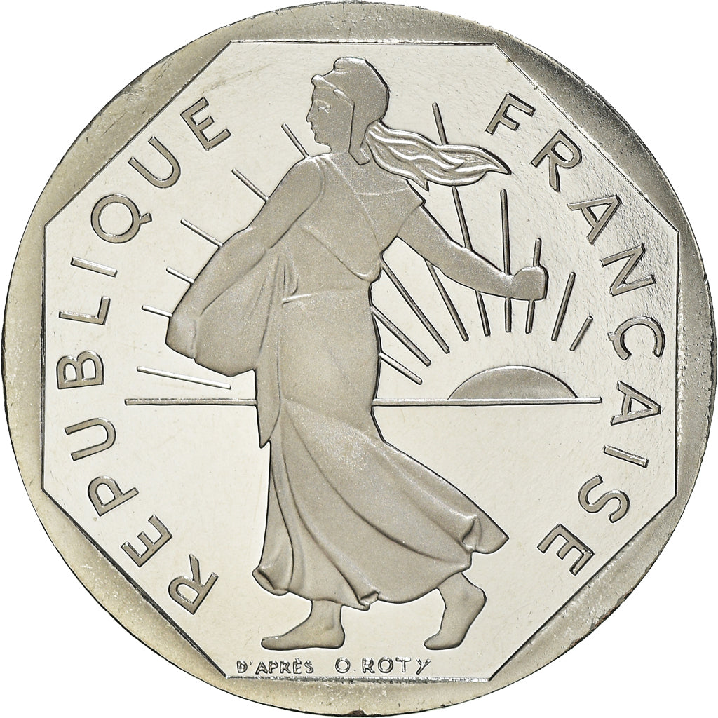 Coin, France, Semeuse, 2 Francs, 2001, Paris, Proof, MS(65-70), Nickel