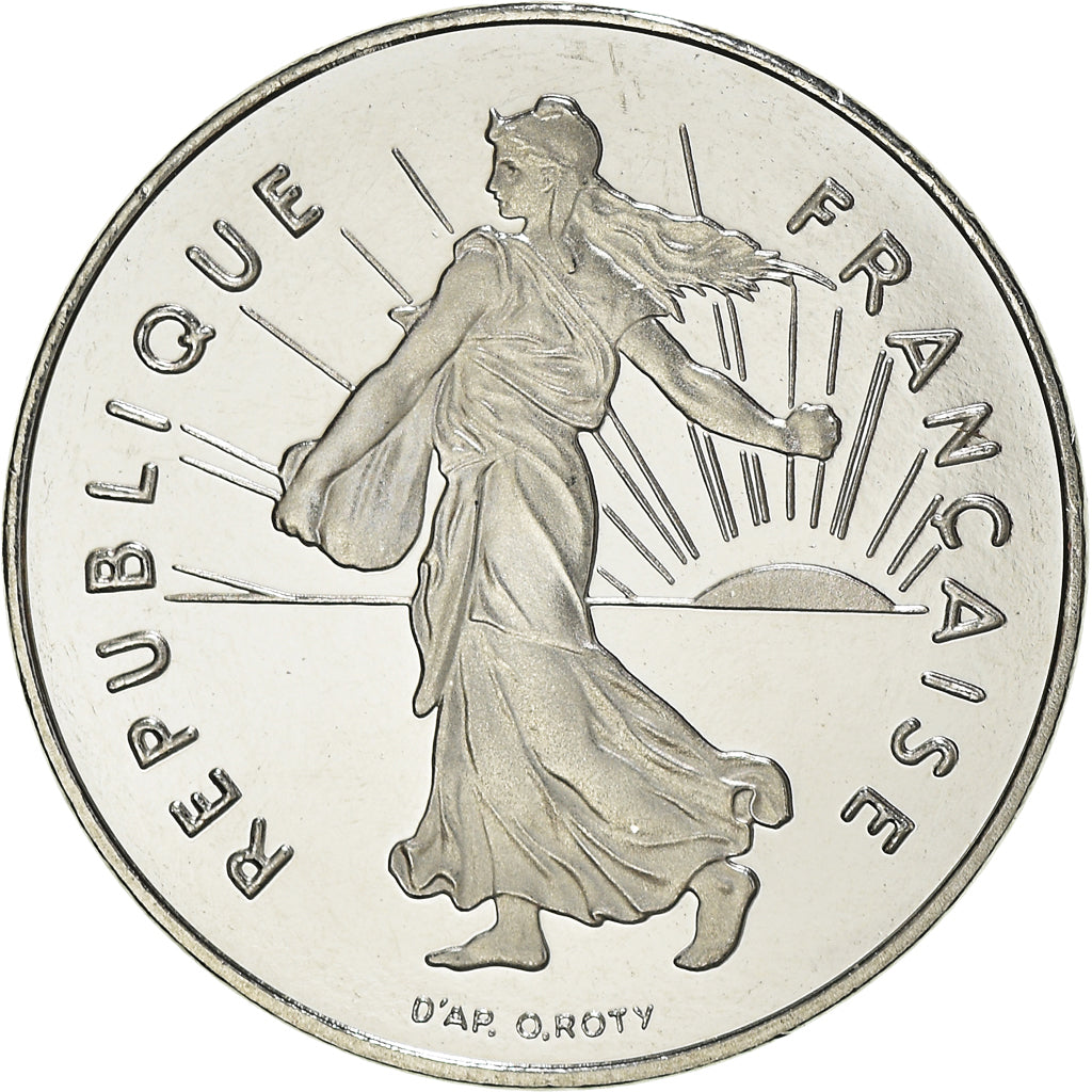 Monnaie, France, Semeuse, Franc, 2001, Paris, Proof, FDC, Nickel, Gadoury:474b