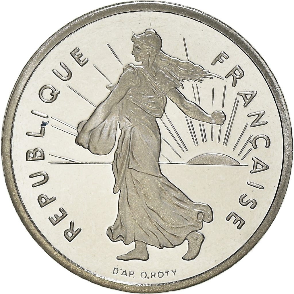 Coin, France, Semeuse, 1/2 Franc, 2001, Paris, Proof, MS(65-70), Nickel