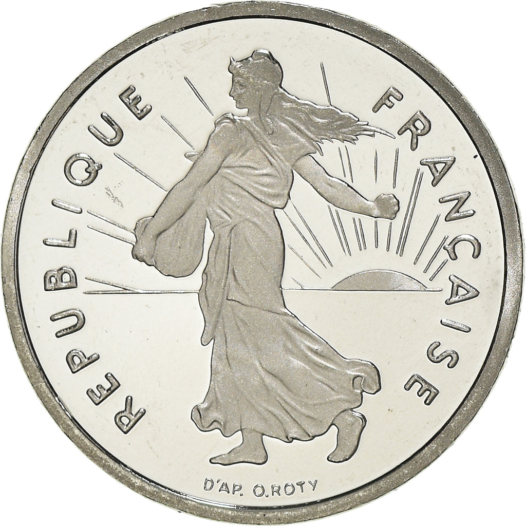 Coin, France, Semeuse, 1/2 Franc, 2001, Paris, Proof, MS(65-70), Nickel