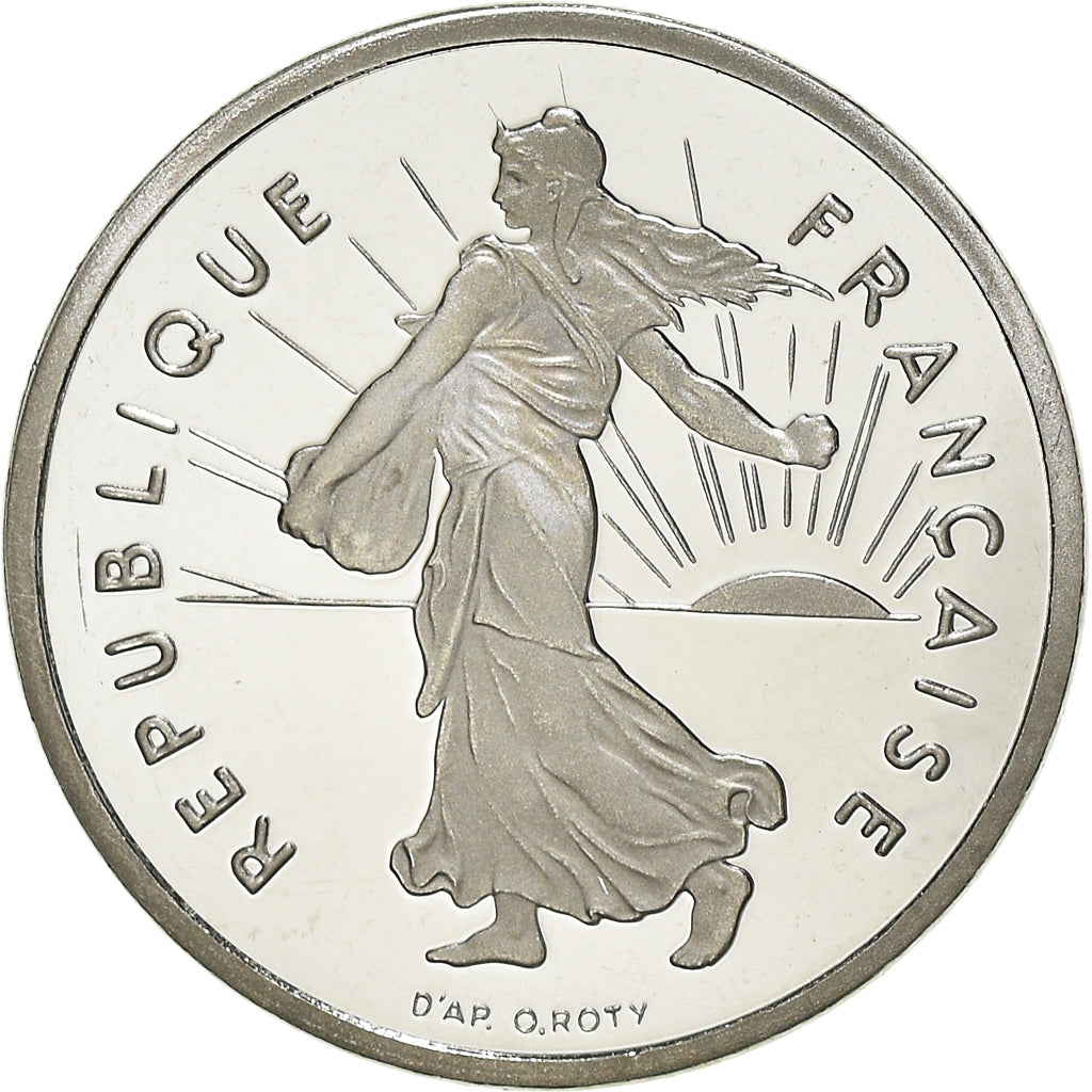 Coin, France, Semeuse, 1/2 Franc, 2001, Paris, Proof, MS(65-70), Nickel