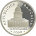 Coin, France, Panthéon, 100 Francs, 2000, Paris, Proof, MS(65-70), Silver