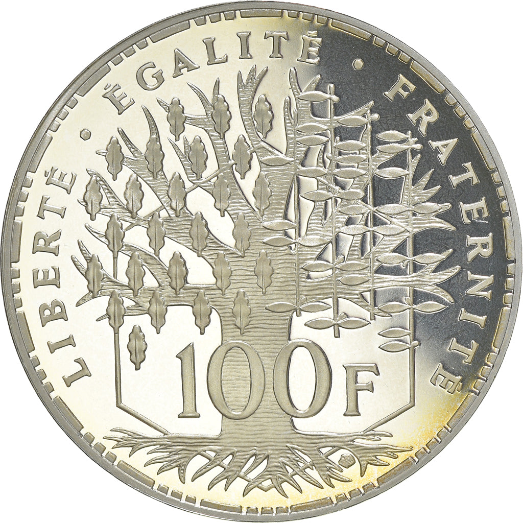 Coin, France, Panthéon, 100 Francs, 2000, Paris, Proof, MS(65-70), Silver