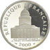 Coin, France, Panthéon, 100 Francs, 2000, Paris, Proof, MS(65-70), Silver