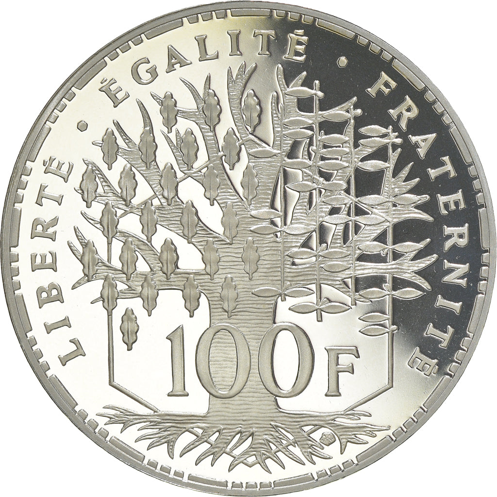 Coin, France, Panthéon, 100 Francs, 2000, Paris, Proof, MS(65-70), Silver