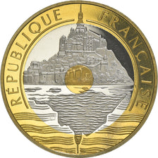 Coin, France, Mont Saint Michel, 20 Francs, 2000, Paris, Proof, MS(65-70)