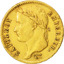 France, Napoléon I, 20 Francs, 1809, Paris, TTB, Or, KM:695.1, Gadoury:1025