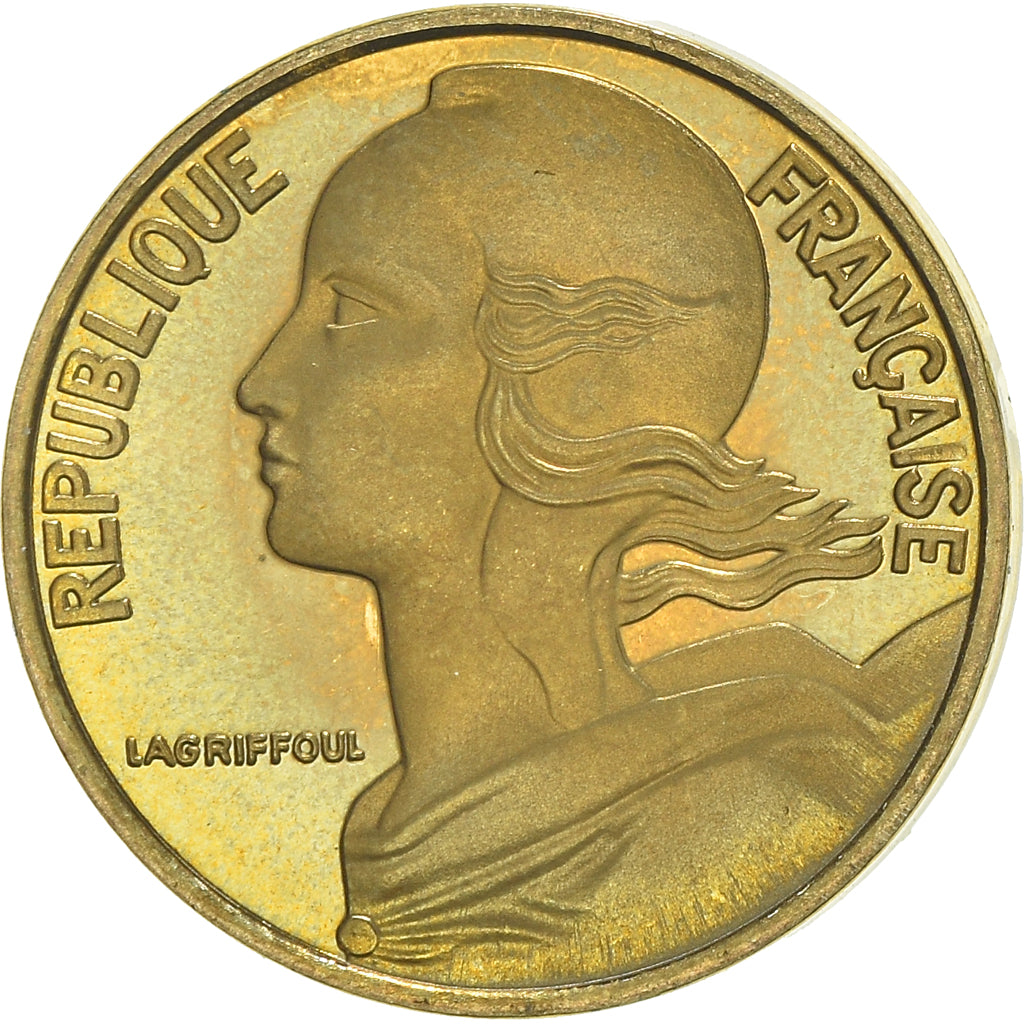 Coin, France, Marianne, 5 Centimes, 2000, Paris, Proof, MS(64), Aluminum-Bronze