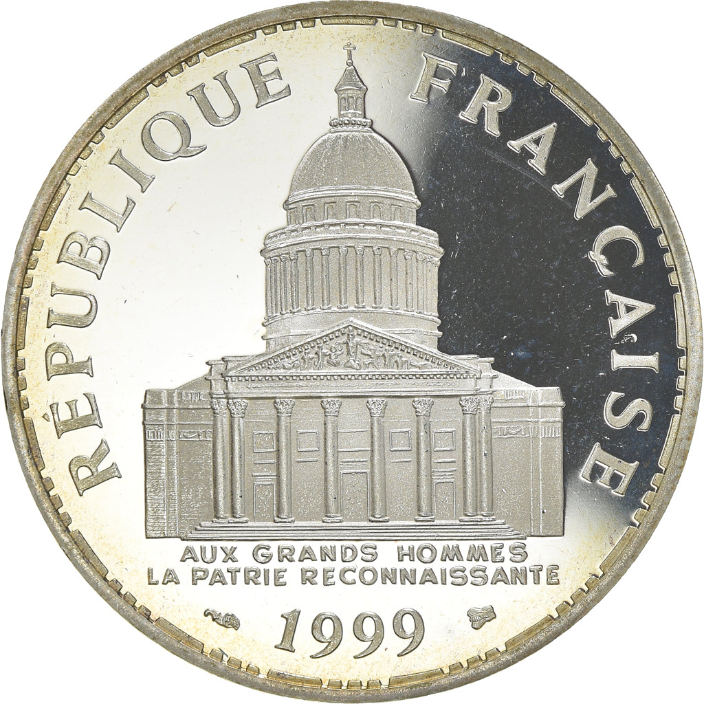 Coin, France, Panthéon, 100 Francs, 1999, Paris, Proof, MS(65-70), Silver