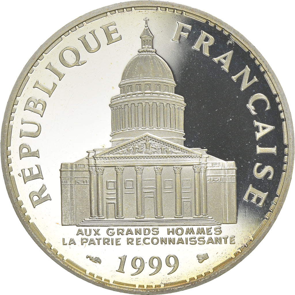 Coin, France, Panthéon, 100 Francs, 1999, Paris, Proof, MS(65-70), Silver