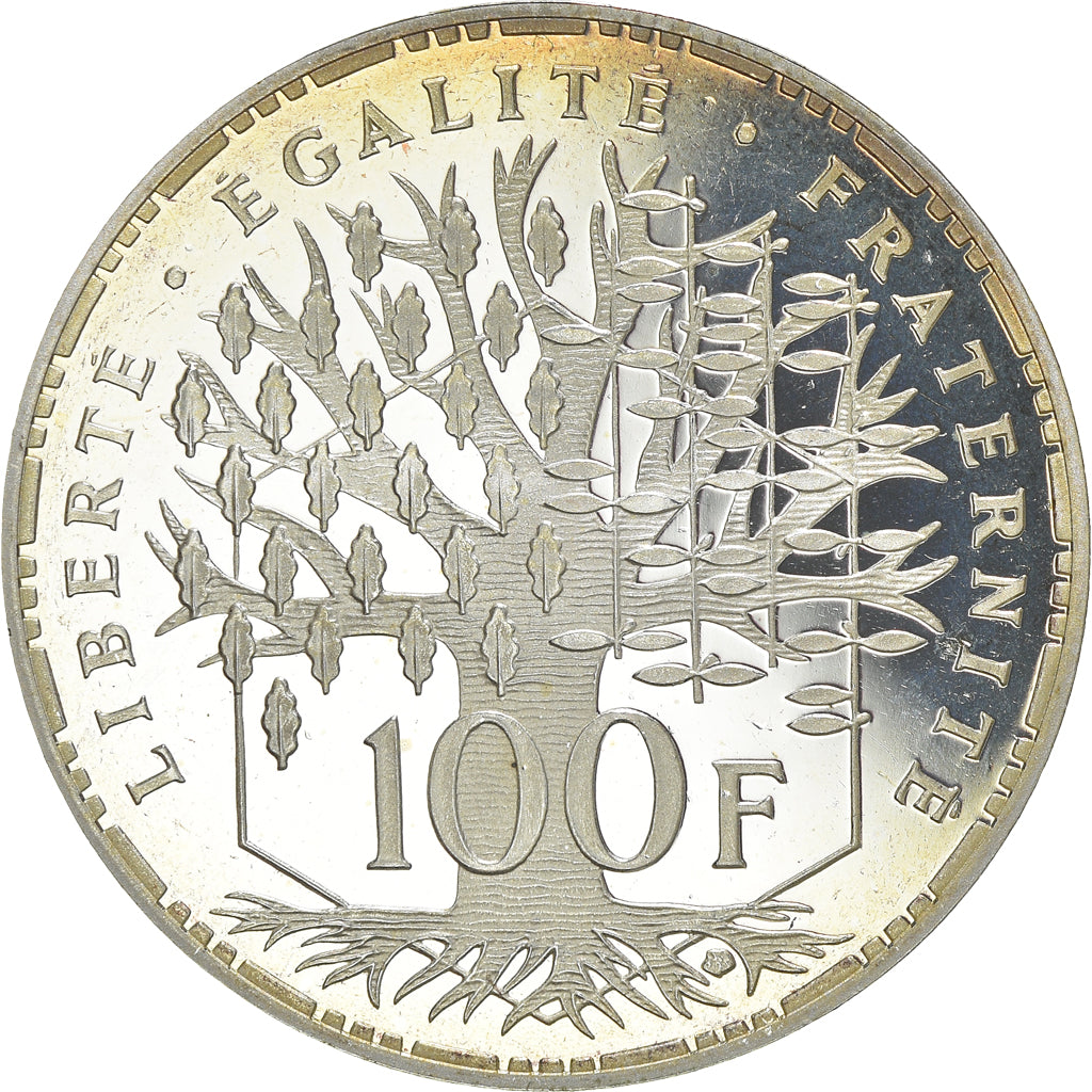 Coin, France, Panthéon, 100 Francs, 1999, Paris, Proof, MS(65-70), Silver