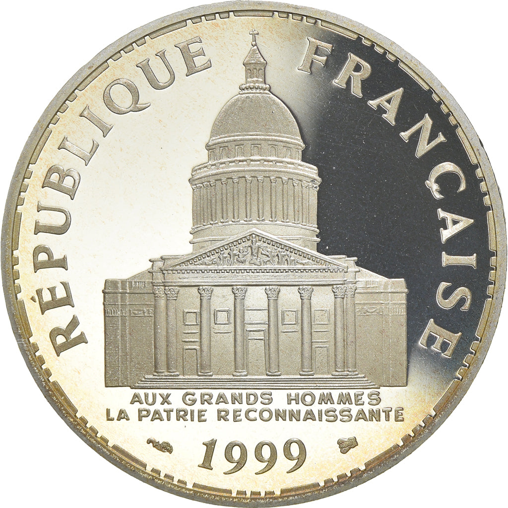 Moneta, Francia, Panthéon, 100 Francs, 1999, Paris, Proof, FDC, Argento