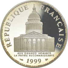 Moneta, Francia, Panthéon, 100 Francs, 1999, Paris, Proof, FDC, Argento