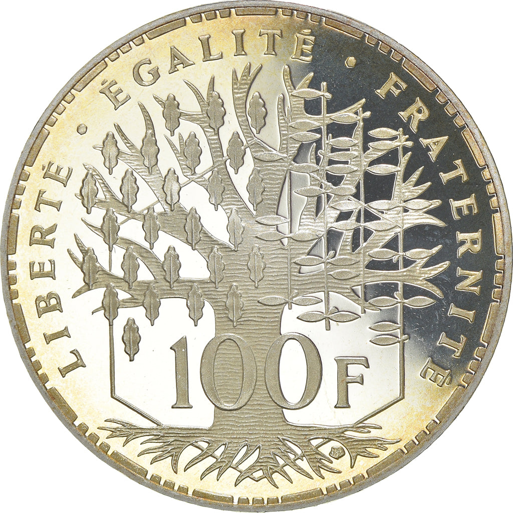 Moneta, Francia, Panthéon, 100 Francs, 1999, Paris, Proof, FDC, Argento