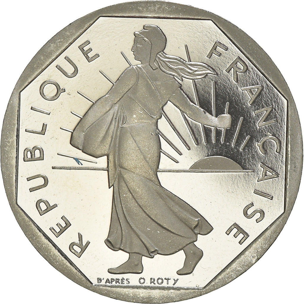 Coin, France, Semeuse, 2 Francs, 1999, Paris, Proof, MS(65-70), Nickel