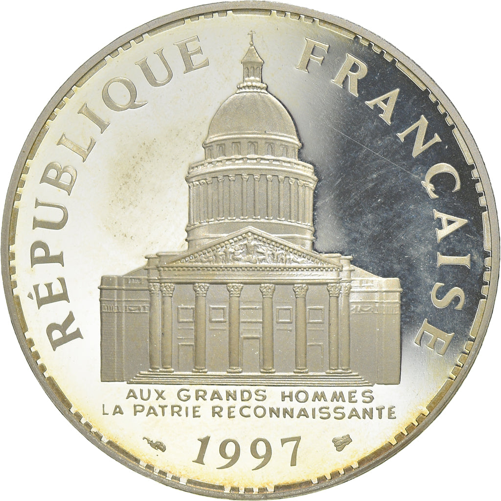 Coin, France, Panthéon, 100 Francs, 1997, Paris, Proof / BE, MS(63), Silver