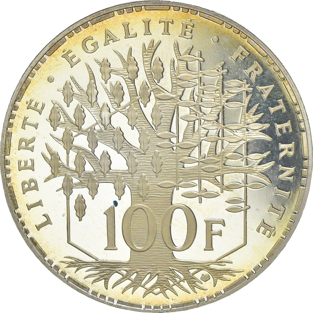 Coin, France, Panthéon, 100 Francs, 1997, Paris, Proof / BE, MS(63), Silver