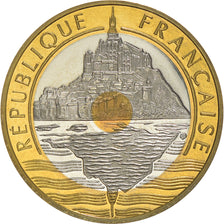 Monnaie, France, Mont Saint Michel, 20 Francs, 1997, Paris, Proof, SPL+
