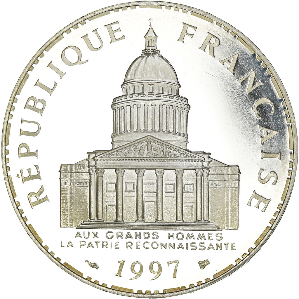 Coin, France, Panthéon, 100 Francs, 1997, Paris, Proof / BE, MS(65-70), Silver