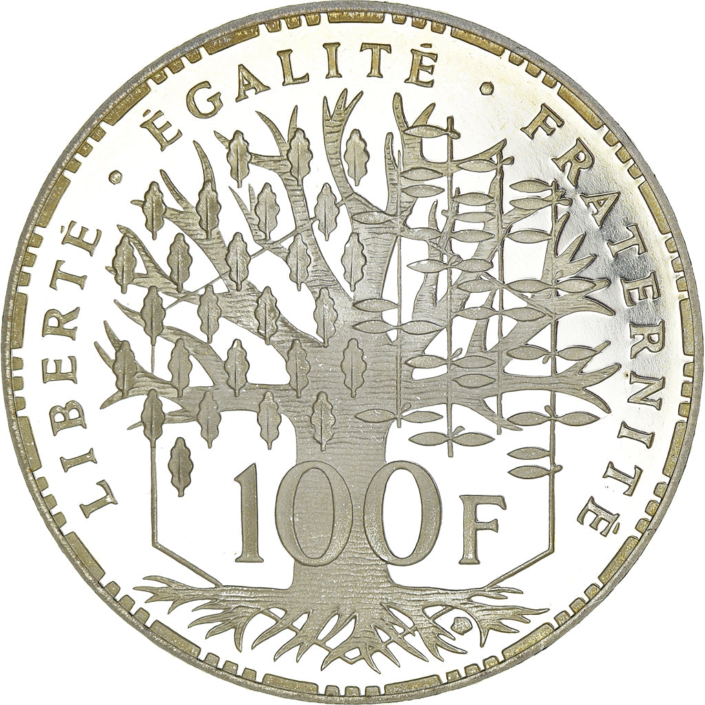 Coin, France, Panthéon, 100 Francs, 1997, Paris, Proof / BE, MS(65-70), Silver