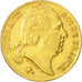 France, Louis XVIII, 20 Francs, 1817, Paris,EF(40-45),Gold,KM 712.1,Gadoury1028