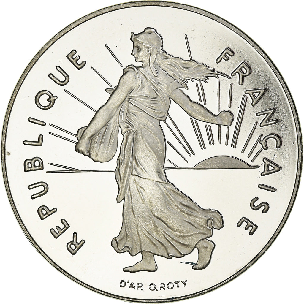 Moneda, Francia, Semeuse, 5 Francs, 1997, Paris, Proof, FDC, Níquel recubierto