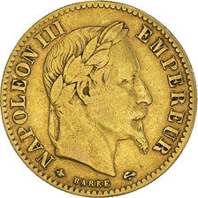 Coin, France, Napoleon III, Napoléon III, 10 Francs, 1862, Paris, VF(30-35)