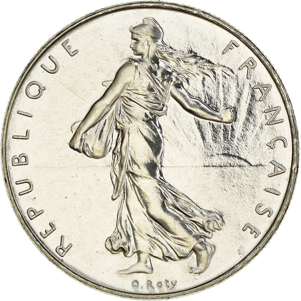 Coin, France, Semeuse, Franc, 1989, Paris, MS(65-70), Nickel, KM:925.1