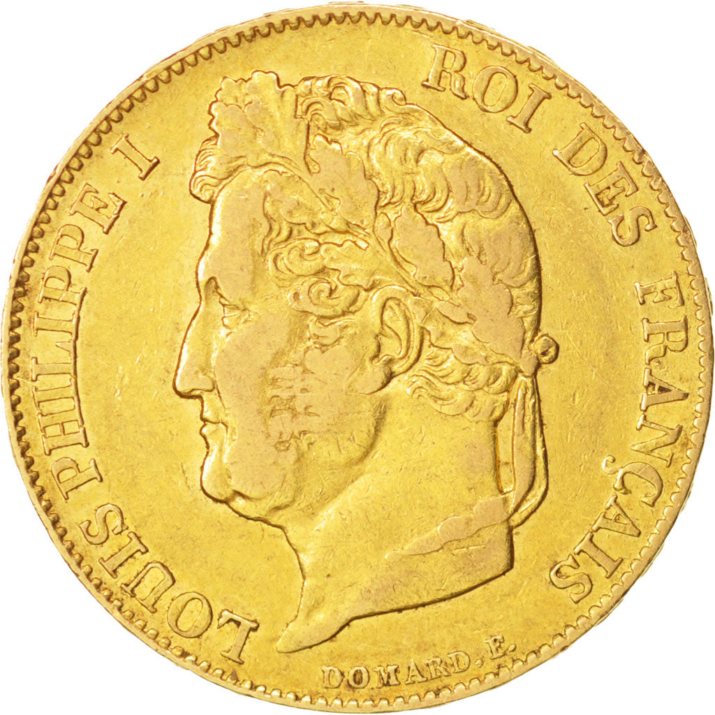 Frankreich, Louis-Philippe, 20 Francs, 1839, Paris, SS,Gold,KM:750.1,Gadoury1031