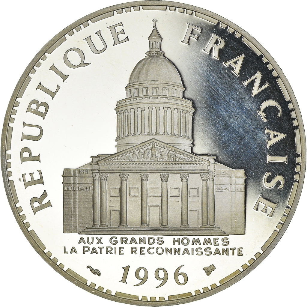 Coin, France, Panthéon, 100 Francs, 1996, Paris, Proof / BE, MS(64), Silver