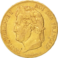 France, Louis-Philippe, 20 Francs, 1839, Paris, TTB, Or, KM:750.1, Gadoury:1031