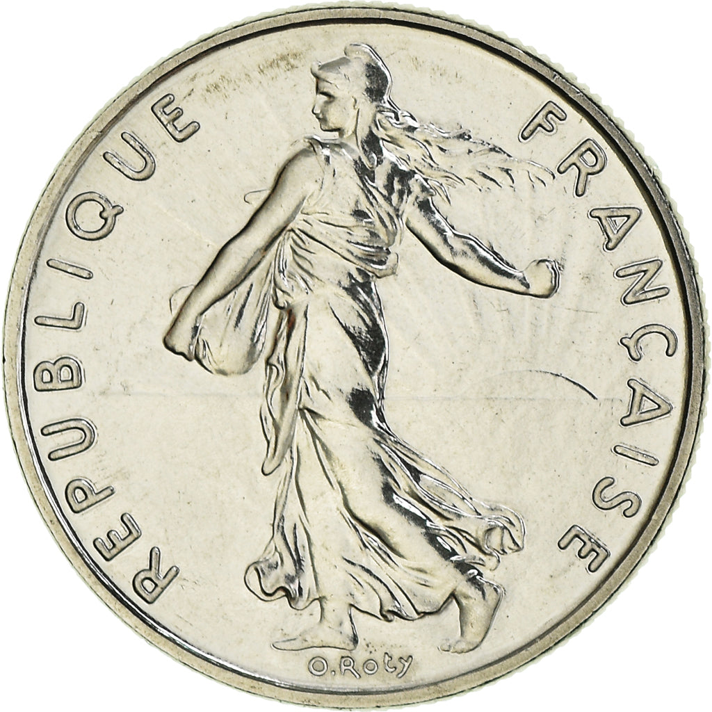 Coin, France, Semeuse, 1/2 Franc, 1990, Paris, FDC, MS(65-70), Nickel, KM:931.1