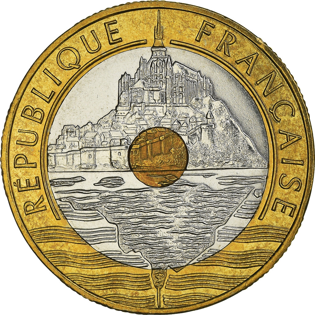 Monnaie, France, Mont Saint Michel, 20 Francs, 1999, Pessac, FDC, FDC