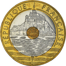 Coin, France, Mont Saint Michel, 20 Francs, 1999, Pessac, MS(65-70)
