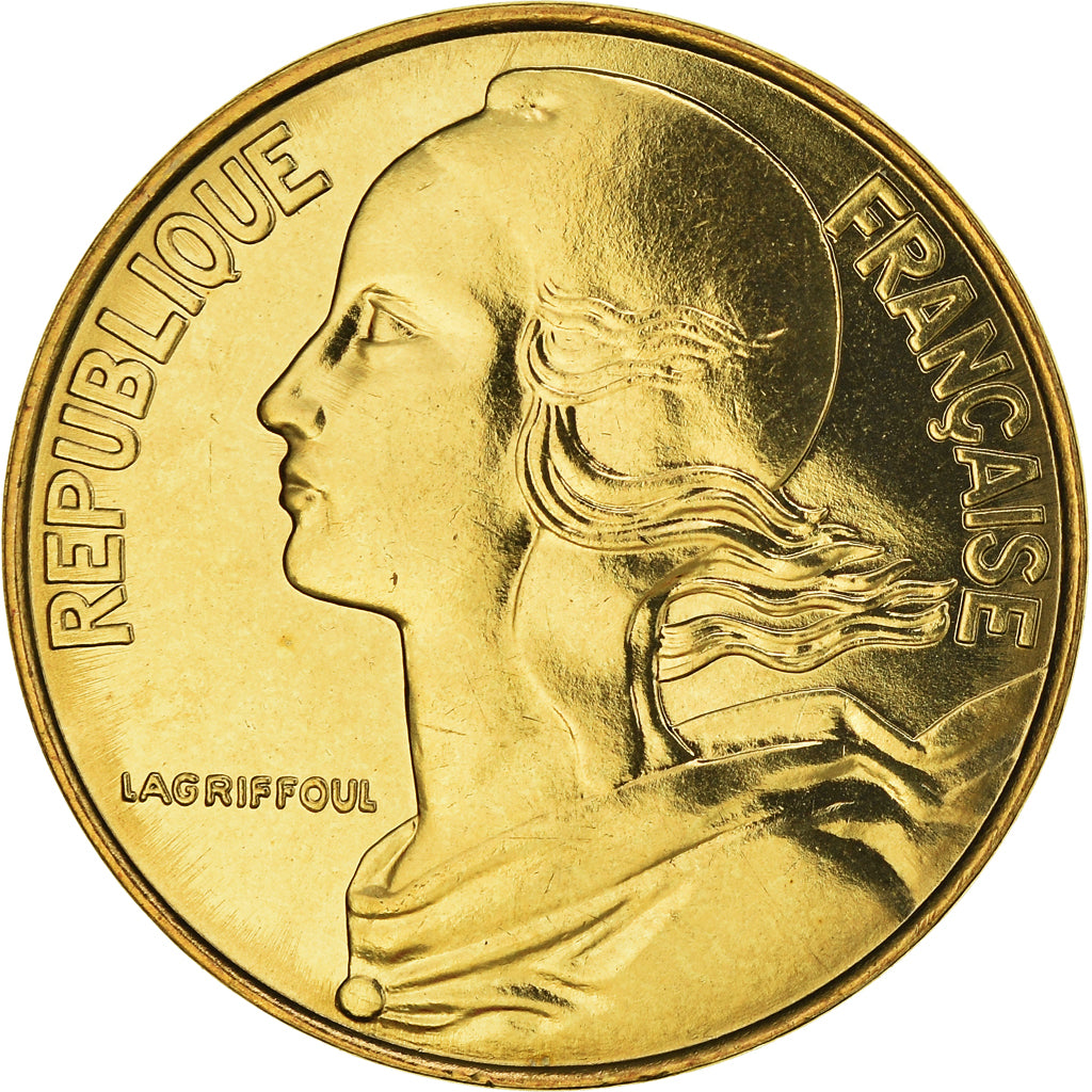 Coin, France, Marianne, 20 Centimes, 1999, Paris, FDC, MS(65-70)