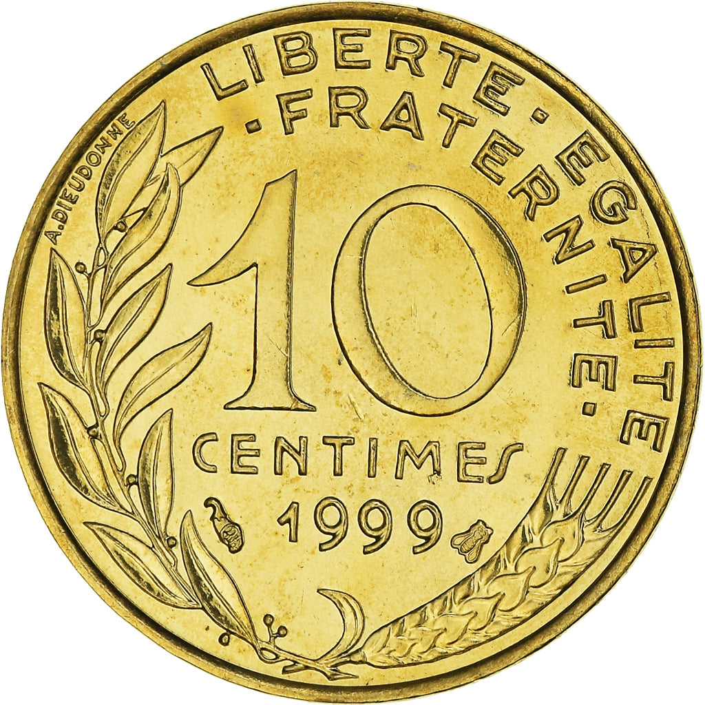 Monnaie, France, Marianne, 10 Centimes, 1999, Paris, Lagriffoul, FDC