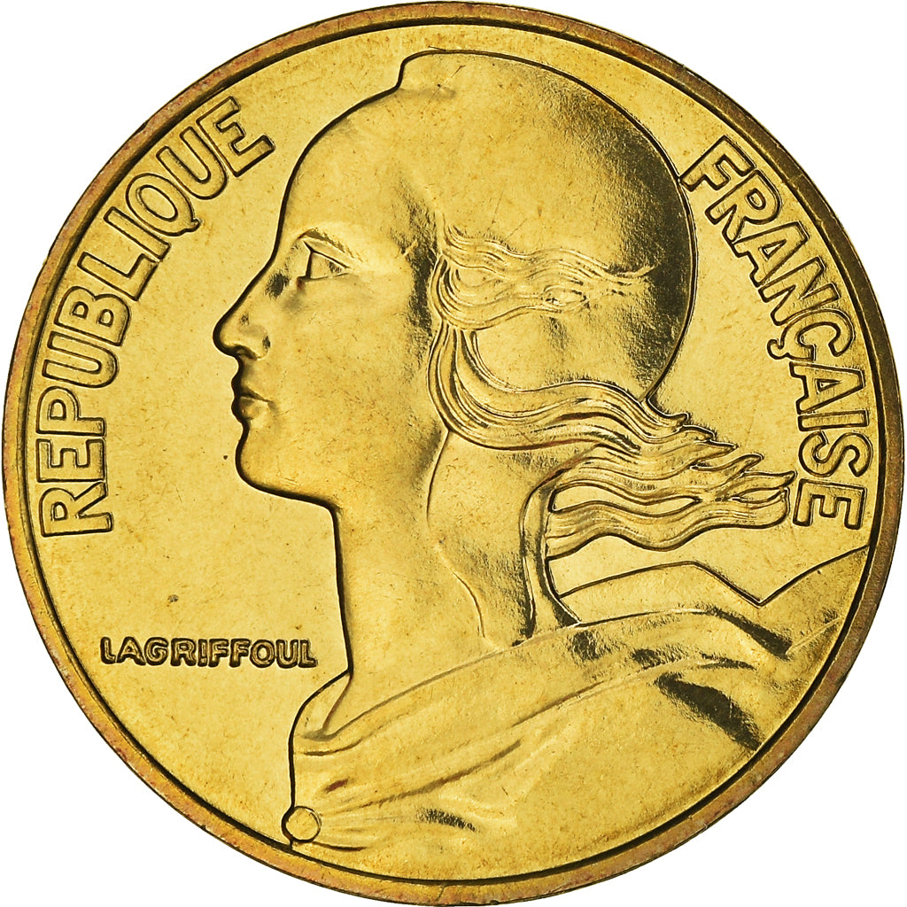 Moneta, Francia, Marianne, 10 Centimes, 1999, Paris, Lagriffoul, FDC