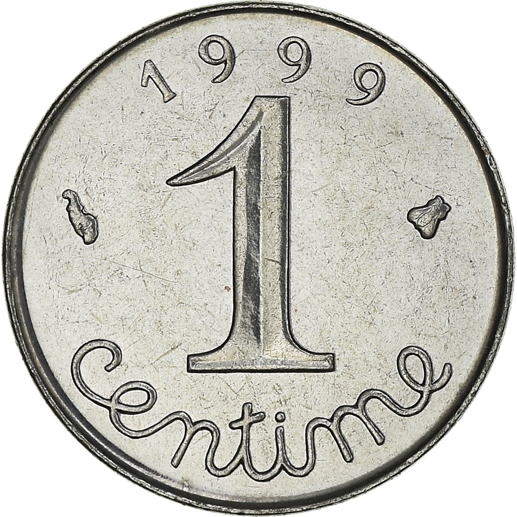 Münze, Frankreich, Épi, Centime, 1999, Paris, FDC, STGL, Stainless Steel