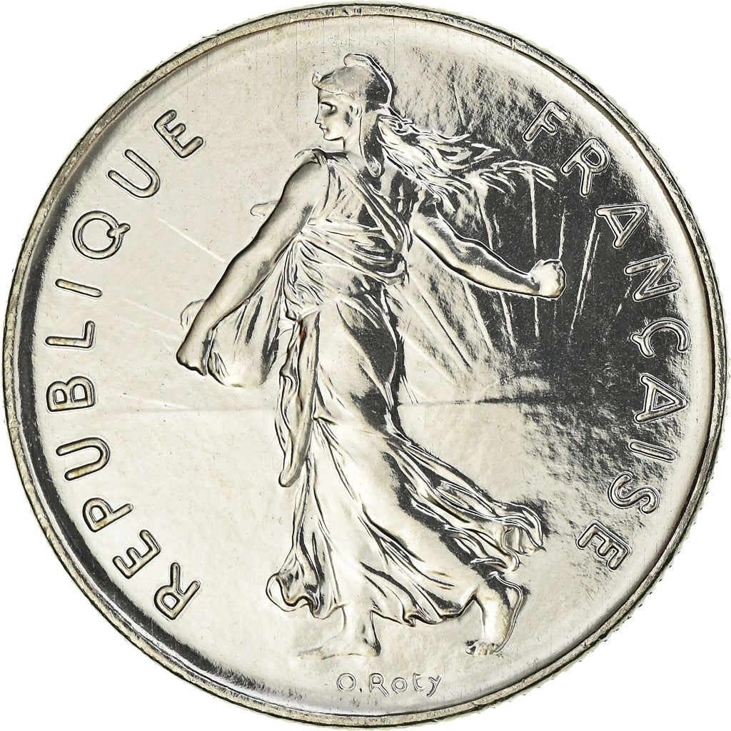 Coin, France, Semeuse, 5 Francs, 1999, Paris, FDC, MS(65-70), Nickel Clad