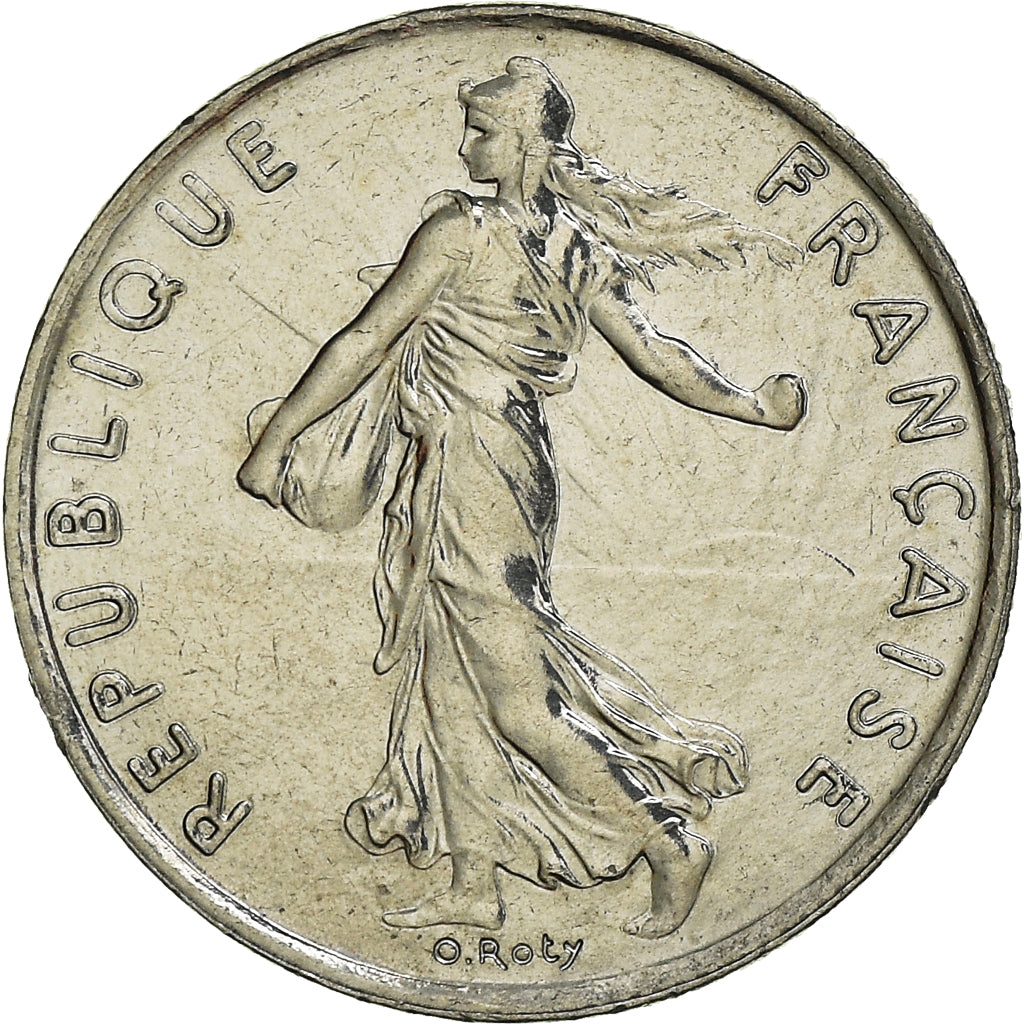 Münze, Frankreich, Semeuse, 1/2 Franc, 1999, Paris, FDC, UNZ+, Nickel