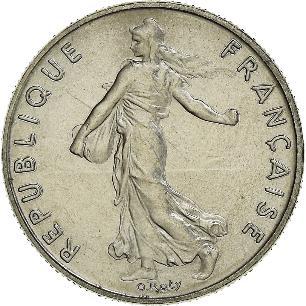 Munten, Frankrijk, Semeuse, 1/2 Franc, 1999, Paris, BU, FDC, Nickel, KM:931.1