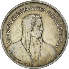 Moeda, Suíça, 5 Francs, 1932, Bern, EF(40-45), Prata, KM:40