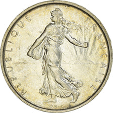Coin, France, Semeuse, 5 Francs, 1969, AU(55-58), Silver, KM:926, Gadoury:770
