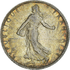Moneta, Francia, Semeuse, 2 Francs, 1913, Paris, BB, Argento, KM:845.1