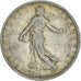 Moneta, Francia, Semeuse, 2 Francs, 1909, Paris, MB+, Argento, KM:845.1