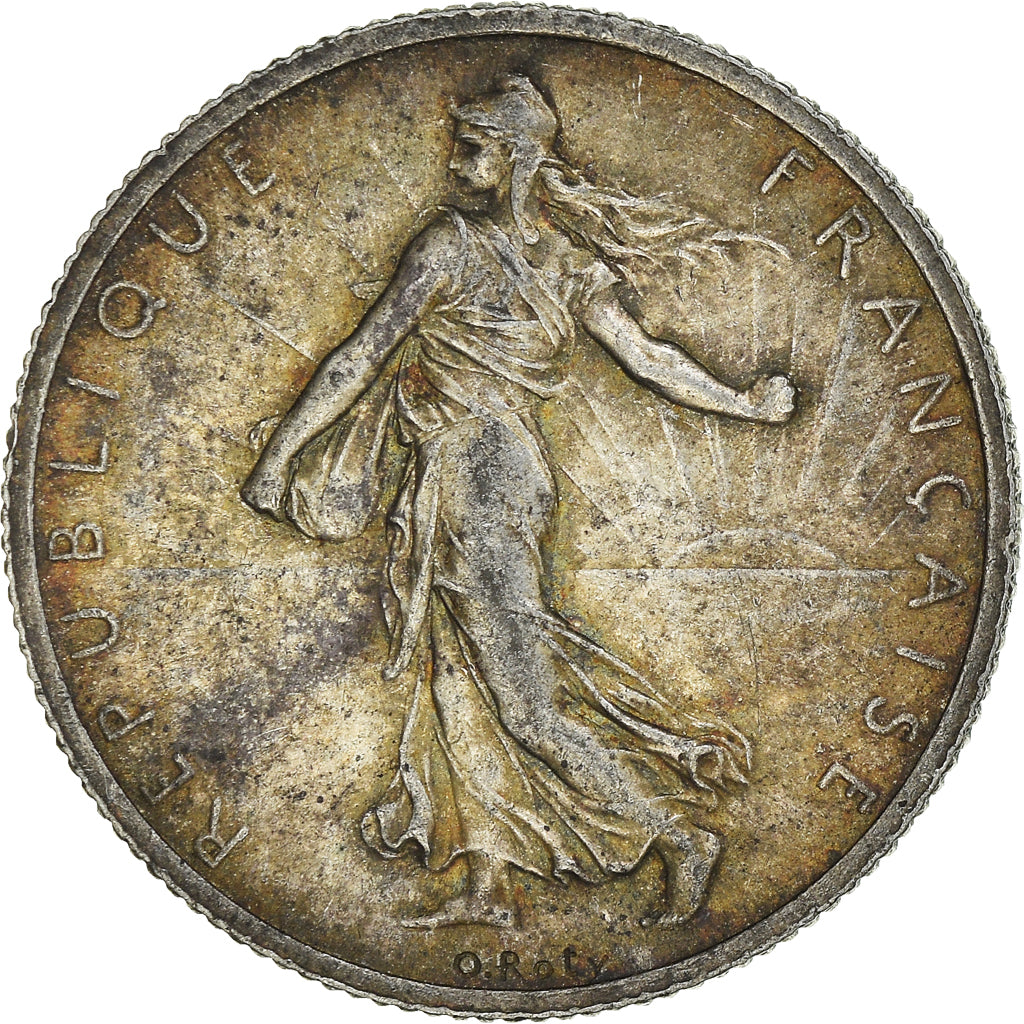 Coin, France, Semeuse, 2 Francs, 1914, Paris, AU(50-53), Silver, KM:845.1