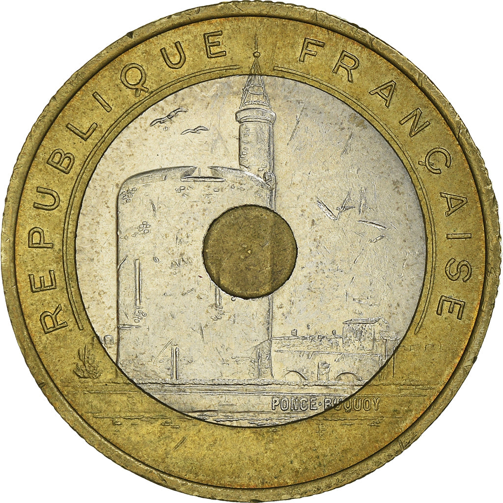 Moneta, Francja, Jeux Méditerranéens, 20 Francs, 1993, Paris, AU(50-53)