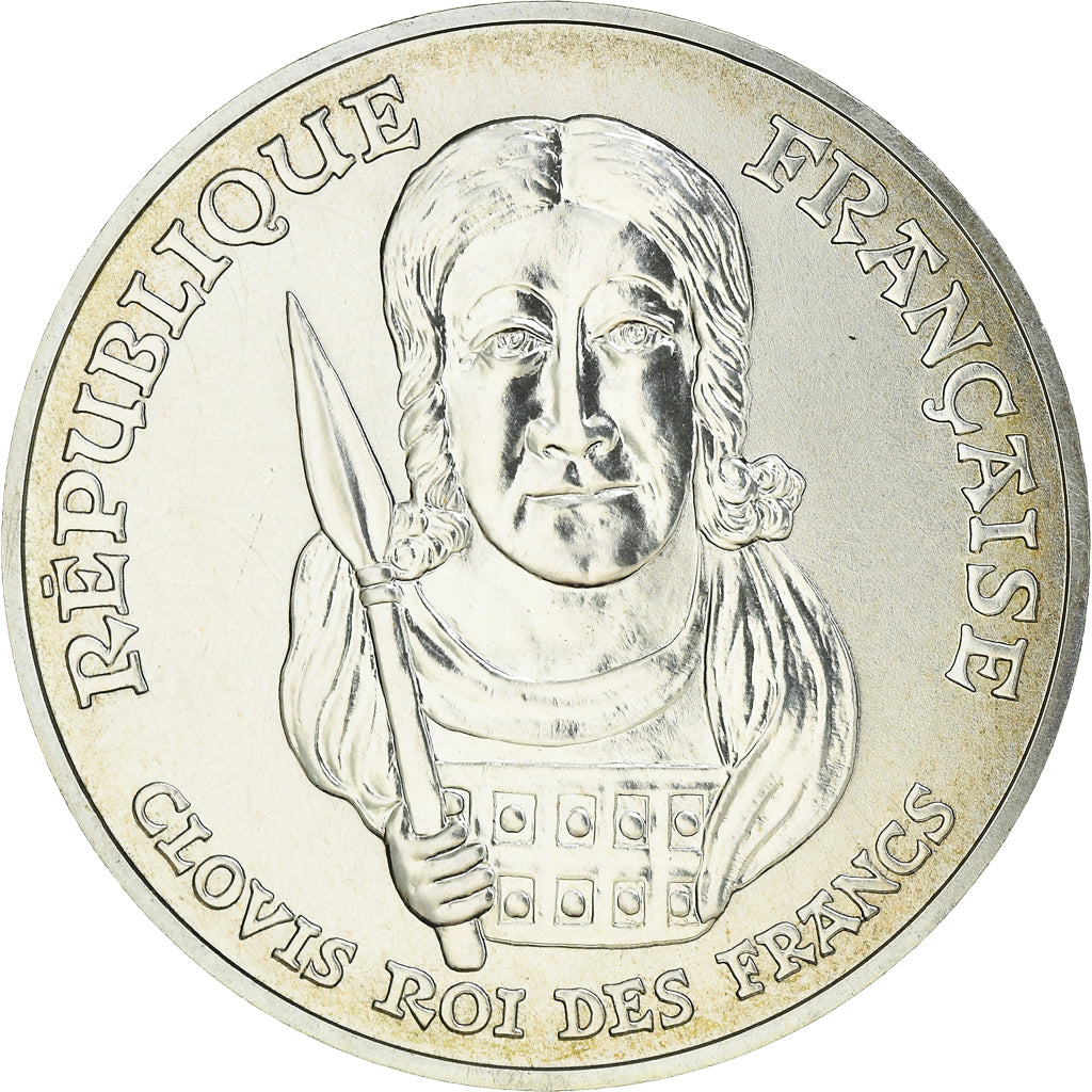Moneta, Francia, Clovis, 100 Francs, 1996, FDC, Argento, KM:1180, Gadoury:953