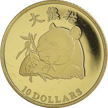 Coin, Liberia, Panda, 10 Dollars, 2006, MS(65-70), Gold
