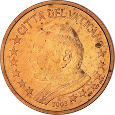 VATICAN CITY, 2 Euro Cent, 2003, Rome, MS(63), Copper Plated Steel, KM:342
